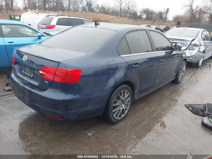 VIN 3VW3L7AJ5EM360161 2014 Volkswagen Jetta, 2.0L Tdi no.4