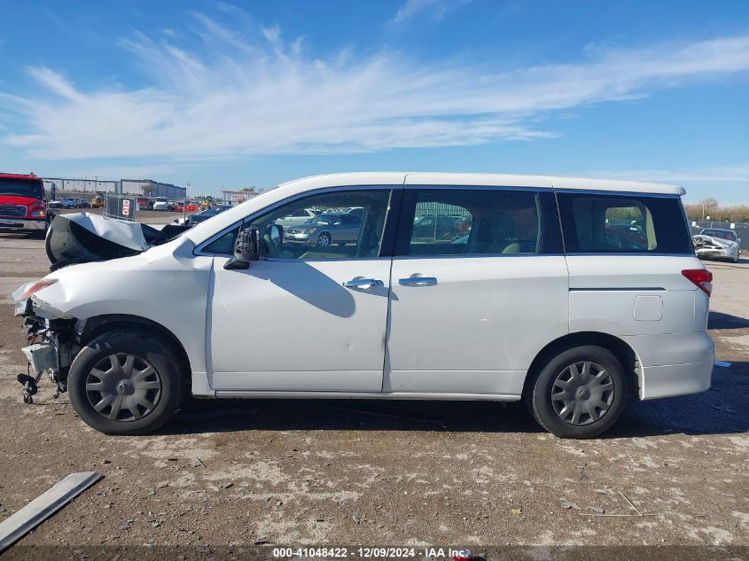 2015 Nissan Quest Platinum/S/Sl/Sv VIN: JN8AE2KP3F9127359 Lot: 41048422