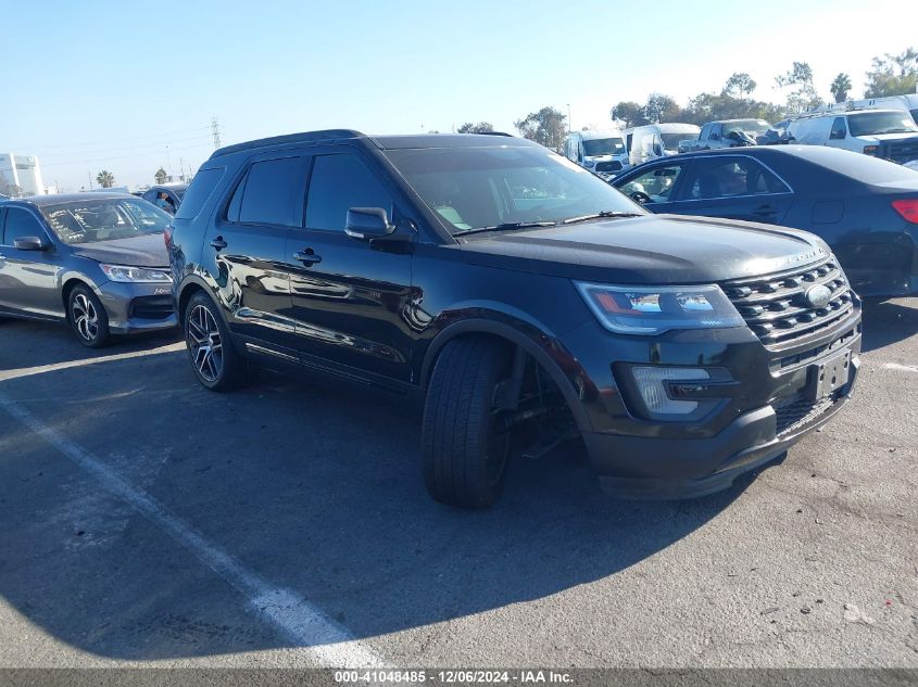 VIN 1FM5K8GT6HGD54683 2017 Ford Explorer, Sport no.1