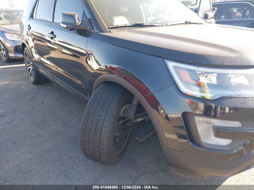 VIN 1FM5K8GT6HGD54683 2017 Ford Explorer, Sport no.6