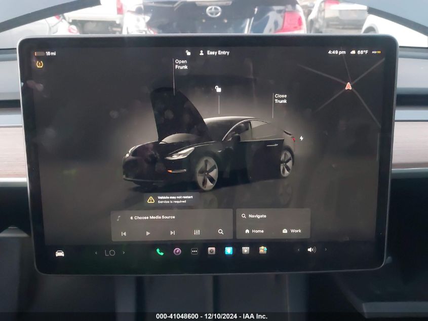 2023 Tesla Model 3 Long Range Dual Motor All-Wheel Drive VIN: 5YJ3E1EB4PF633935 Lot: 41048600