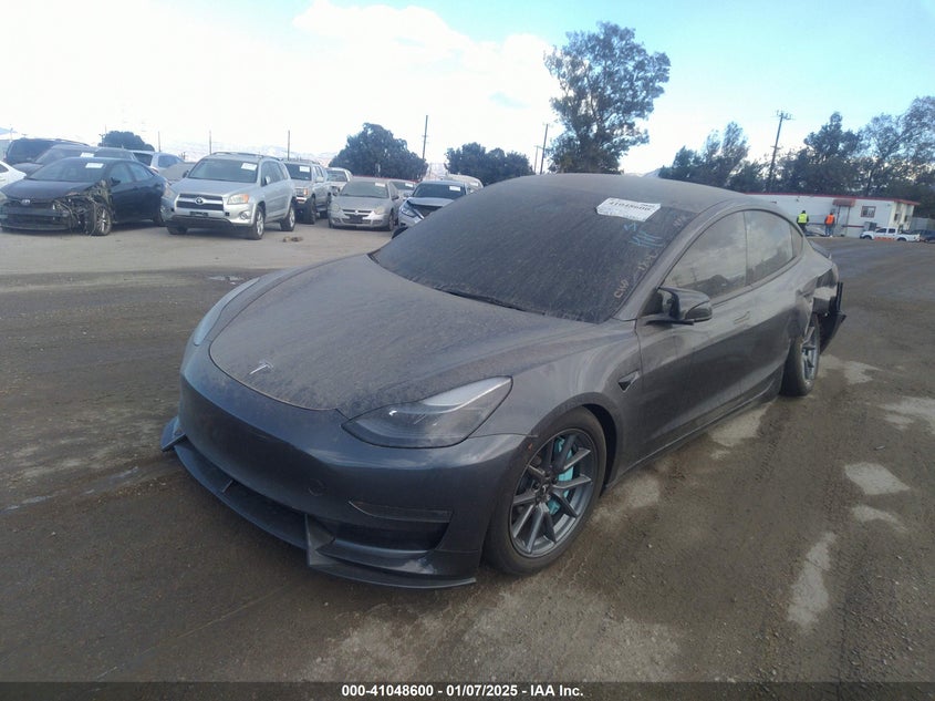 Vin: 5yj3e1eb4pf633935, lot: 41538550, tesla model 3 long range dual motor all-wheel drive 20232