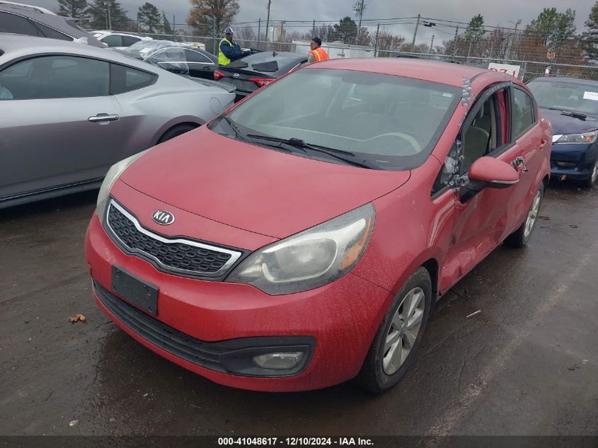 VIN KNADN4A39D6171929 2013 KIA Rio, EX no.2