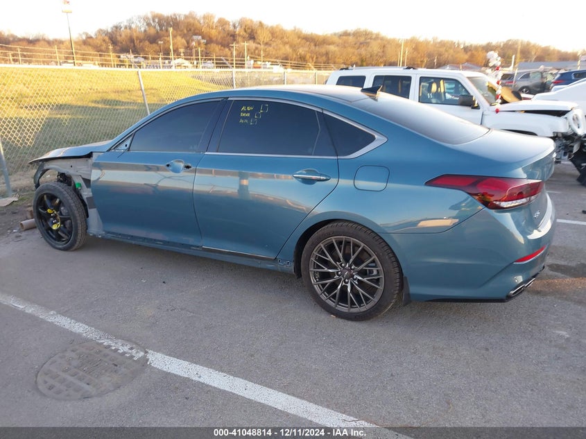 Vin: kmhgn4jb8ju231547, lot: 41538764, genesis g80 3.3t sport 20183