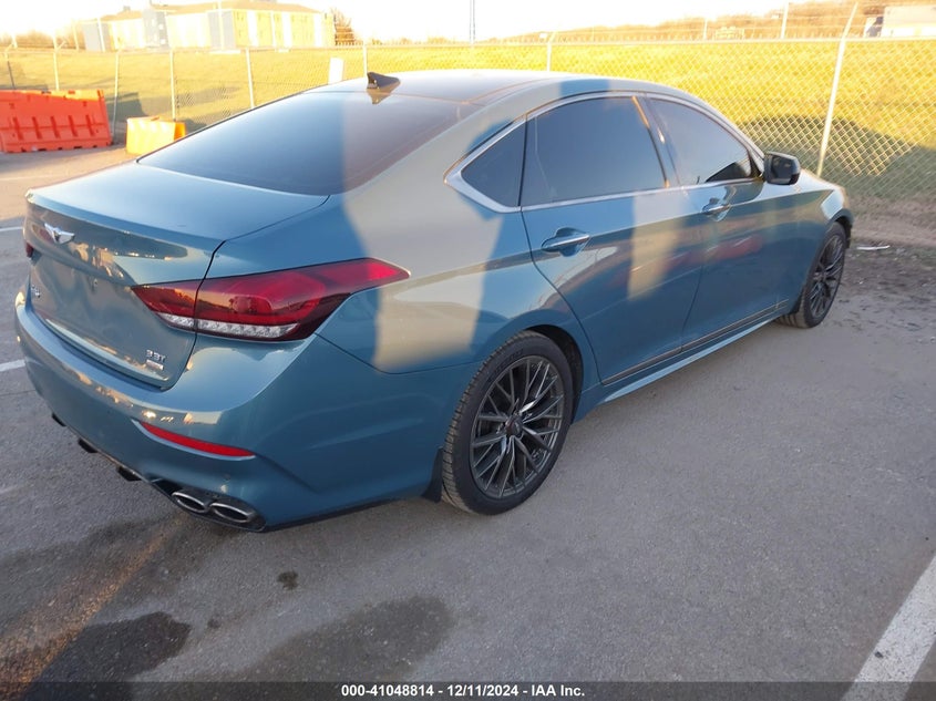 Vin: kmhgn4jb8ju231547, lot: 41538764, genesis g80 3.3t sport 20184