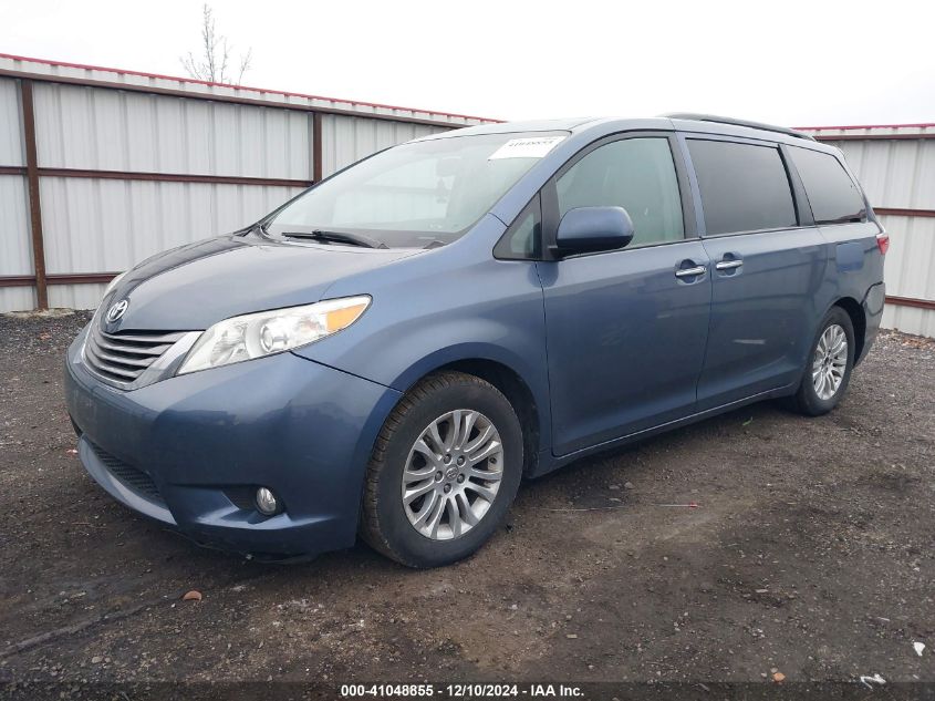 VIN 5TDYK3DCXGS751844 2016 Toyota Sienna, Xle 8 Pas... no.2