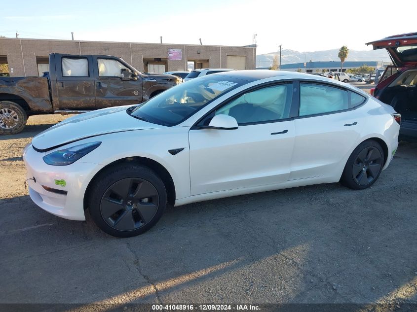 2023 Tesla Model 3 Rear-Wheel Drive VIN: 5YJ3E1EA1PF611804 Lot: 41048916