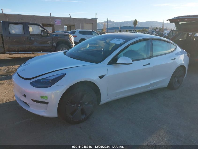 VIN 5YJ3E1EA1PF611804 2023 TESLA MODEL 3 no.2