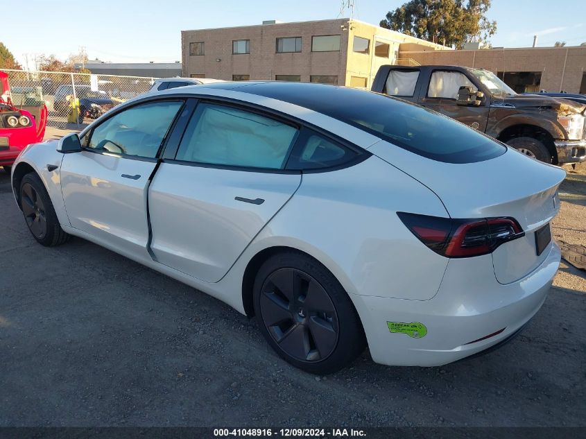 VIN 5YJ3E1EA1PF611804 2023 TESLA MODEL 3 no.3