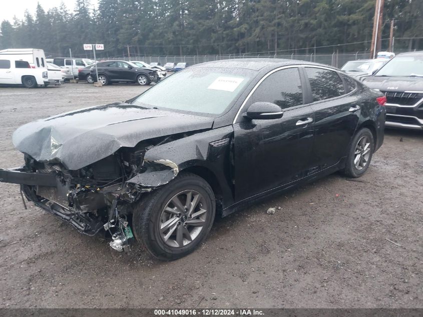 VIN 5XXGT4L3XKG336551 2019 KIA OPTIMA no.2