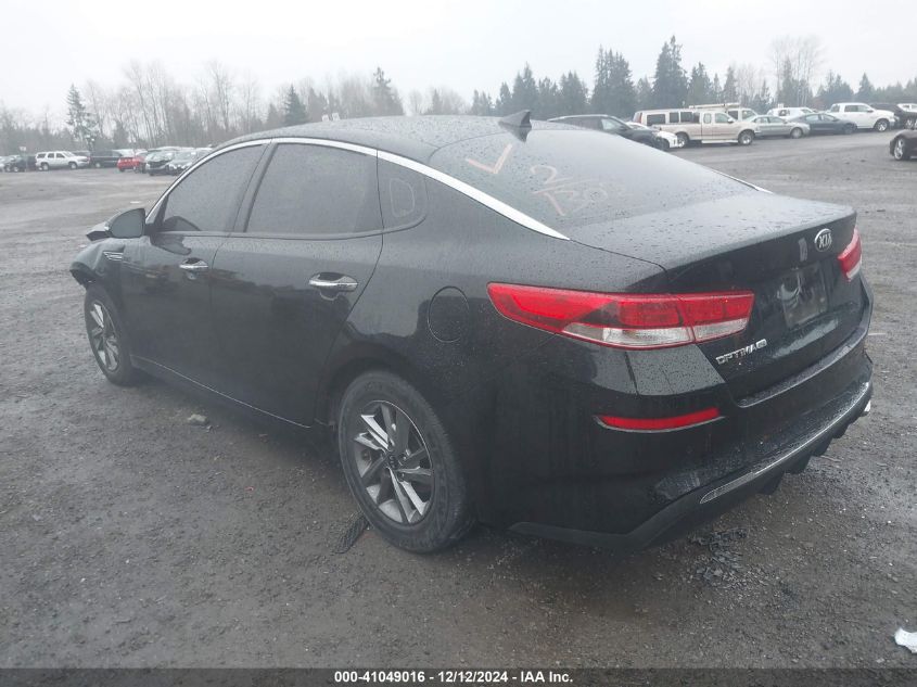 VIN 5XXGT4L3XKG336551 2019 KIA OPTIMA no.3