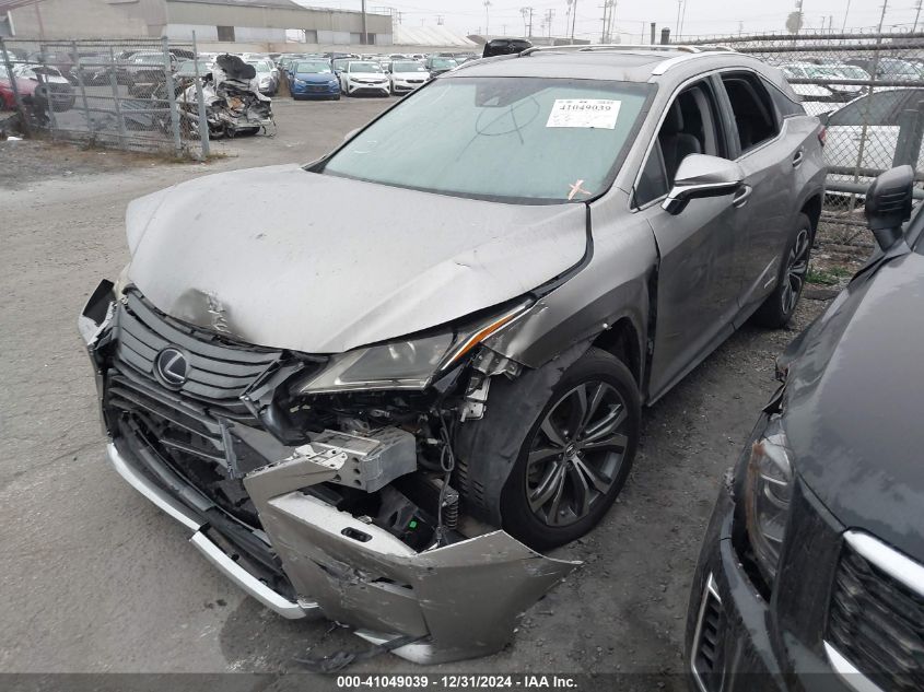 VIN 2T2BGMCA5HC020015 2017 Lexus RX, 450H no.2