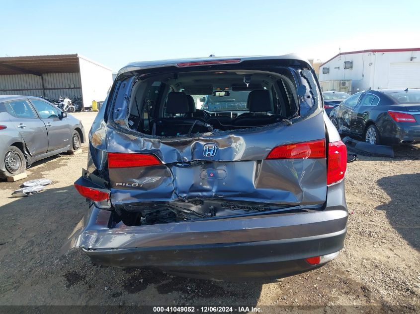 VIN 5FNYF5H56JB010937 2018 HONDA PILOT no.16