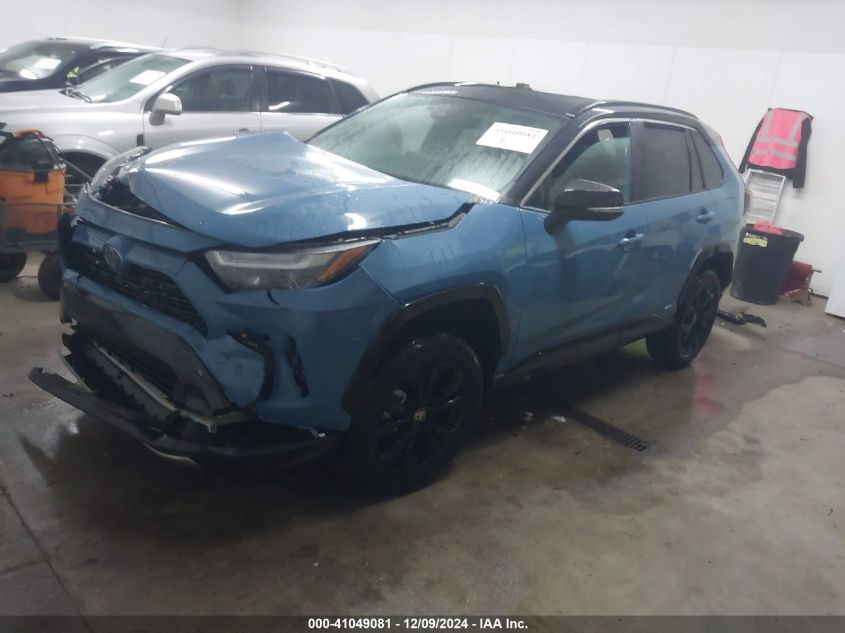 VIN 4T3E6RFVXRU166627 2024 Toyota RAV4, Hybrid Xse no.2