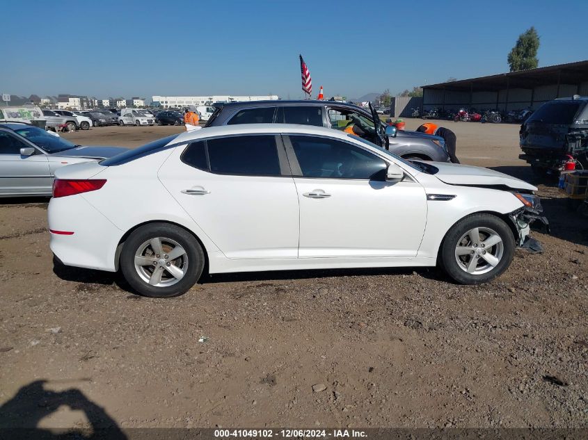 VIN KNAGM4A77F5650264 2015 KIA OPTIMA no.14