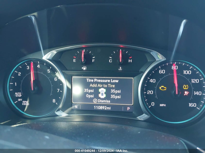 2020 CHEVROLET EQUINOX VIN: 2GNAXKEV2L6283987