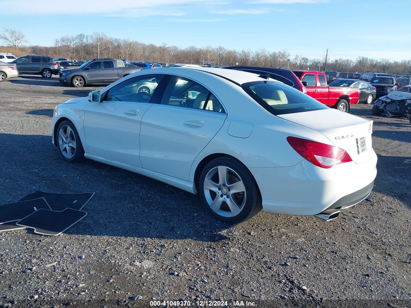 Vin: wddsj4ebxen032560, lot: 41539320, mercedes-benz cla 250 20143