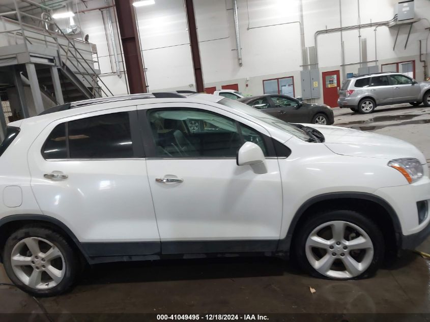 2016 Chevrolet Trax Ltz VIN: KL7CJRSB9GB651314 Lot: 41049495