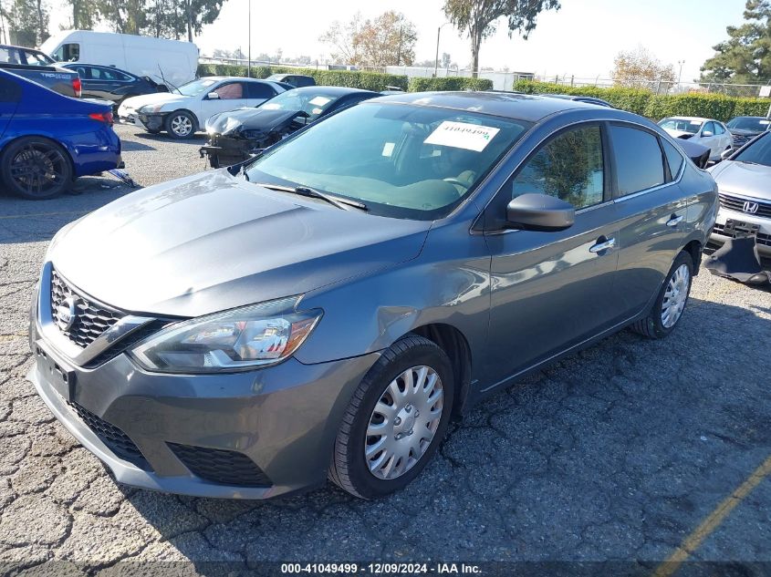 2016 NISSAN SENTRA S - 3N1AB7AP1GY296927