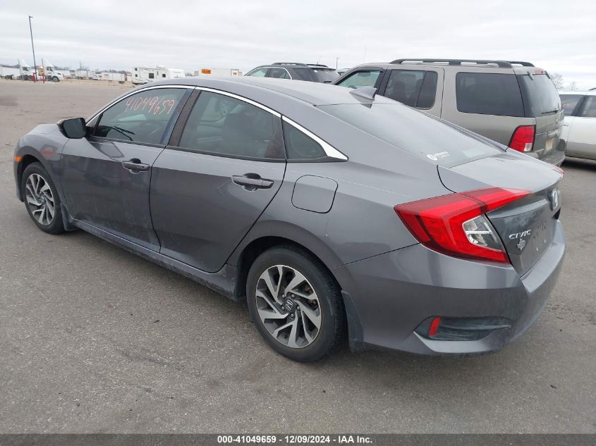 VIN 19XFC2F78HE014202 2017 Honda Civic, EX no.3