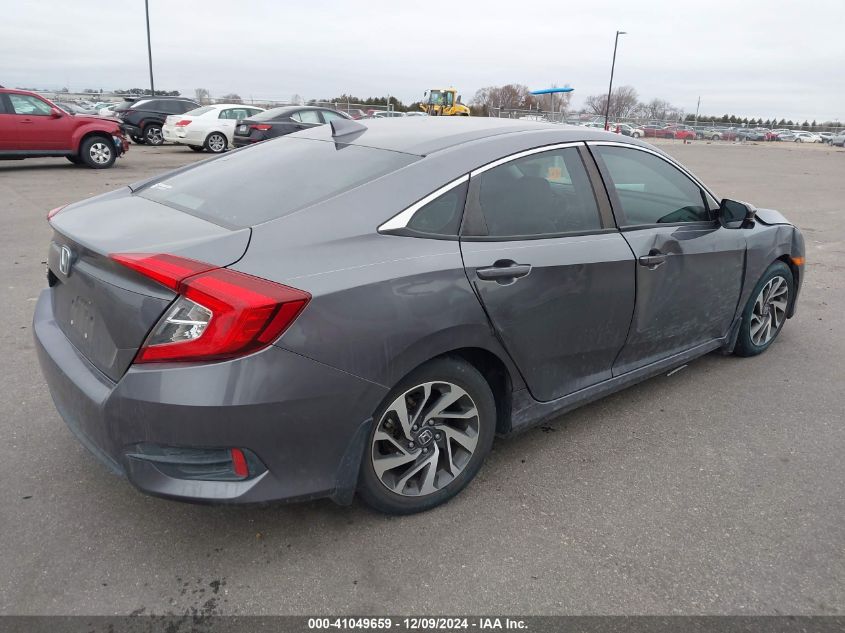 VIN 19XFC2F78HE014202 2017 Honda Civic, EX no.4