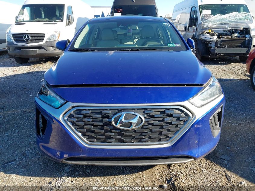 2021 Hyundai Ioniq Hybrid Blue VIN: KMHC65LC3MU252852 Lot: 41049679