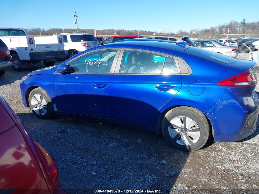 2021 Hyundai Ioniq Hybrid Blue VIN: KMHC65LC3MU252852 Lot: 41049679