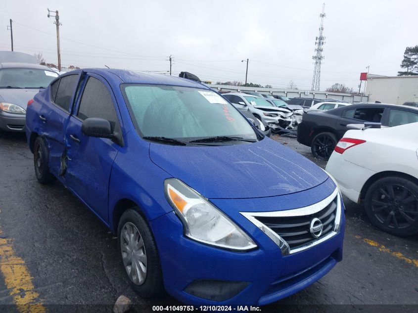 VIN 3N1CN7AP7FL899165 2015 Nissan Versa, 1.6 S+ no.1