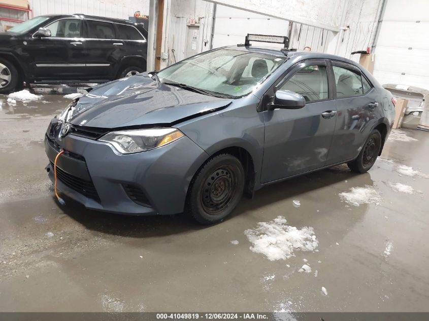 VIN 2T1BURHE1FC312814 2015 Toyota Corolla, L no.2