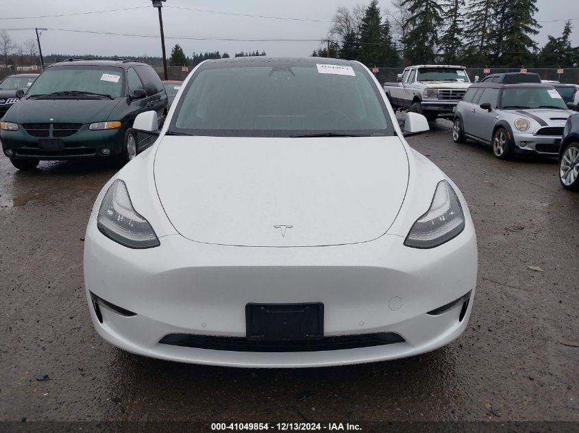 2022 Tesla Model Y Long Range Dual Motor All-Wheel Drive VIN: 7SAYGDEE5NF361410 Lot: 41049854