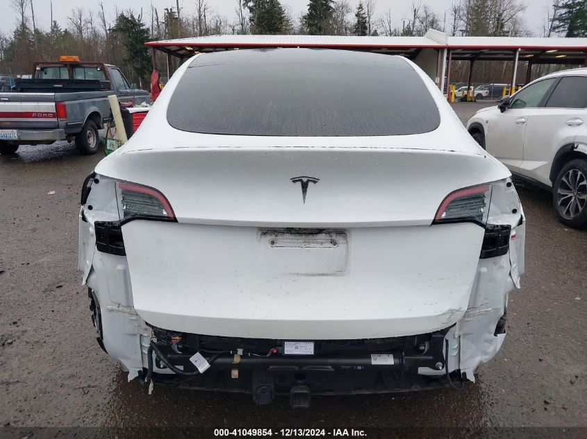 2022 Tesla Model Y Long Range Dual Motor All-Wheel Drive VIN: 7SAYGDEE5NF361410 Lot: 41049854