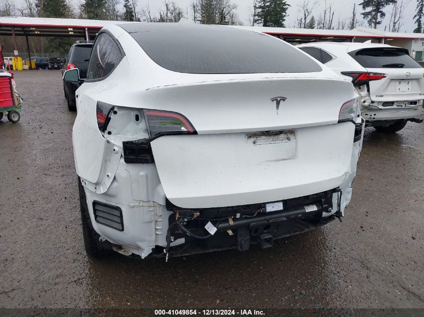 2022 Tesla Model Y Long Range Dual Motor All-Wheel Drive VIN: 7SAYGDEE5NF361410 Lot: 41049854