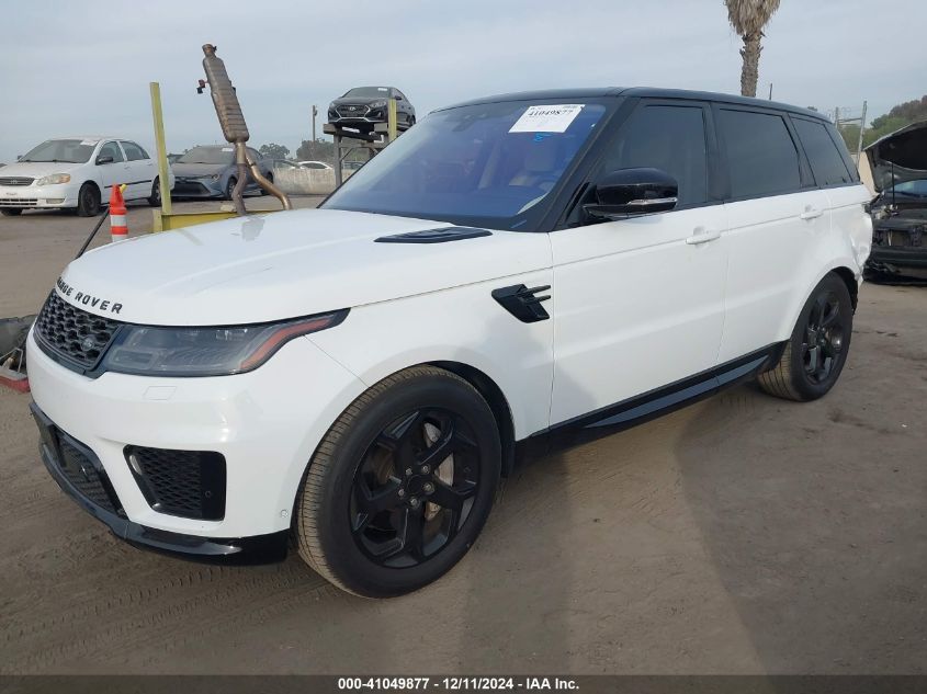 VIN SALWR2RU2KA863227 2019 LAND ROVER RANGE ROVER SPORT no.2