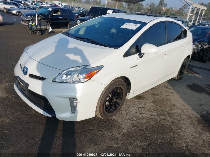 VIN JTDKN3DU9D5572637 2013 Toyota Prius, Two no.2