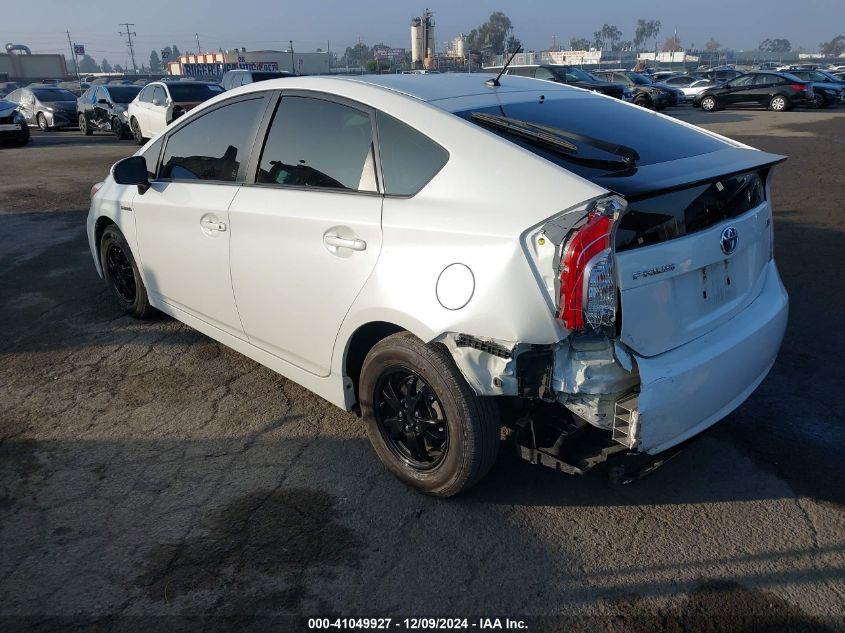 VIN JTDKN3DU9D5572637 2013 Toyota Prius, Two no.3