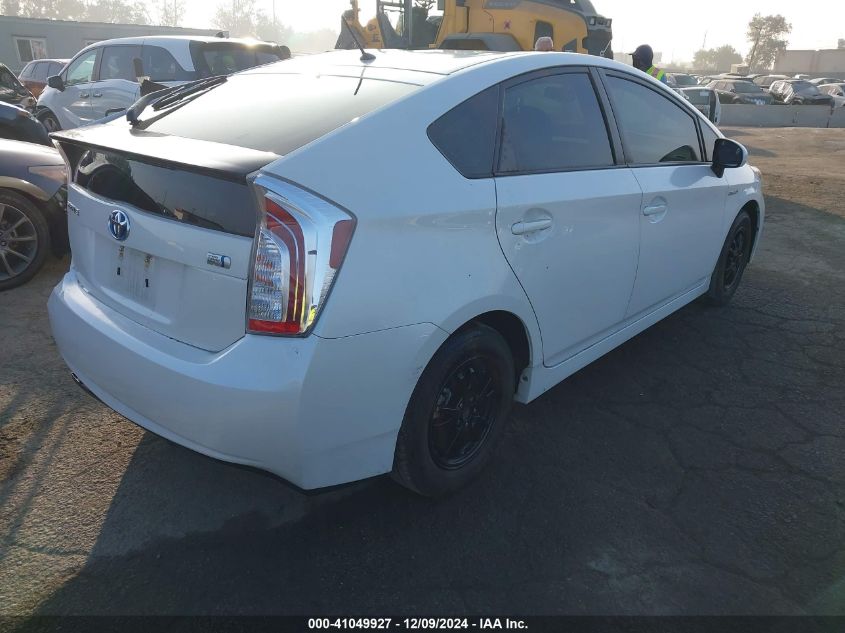 VIN JTDKN3DU9D5572637 2013 Toyota Prius, Two no.4