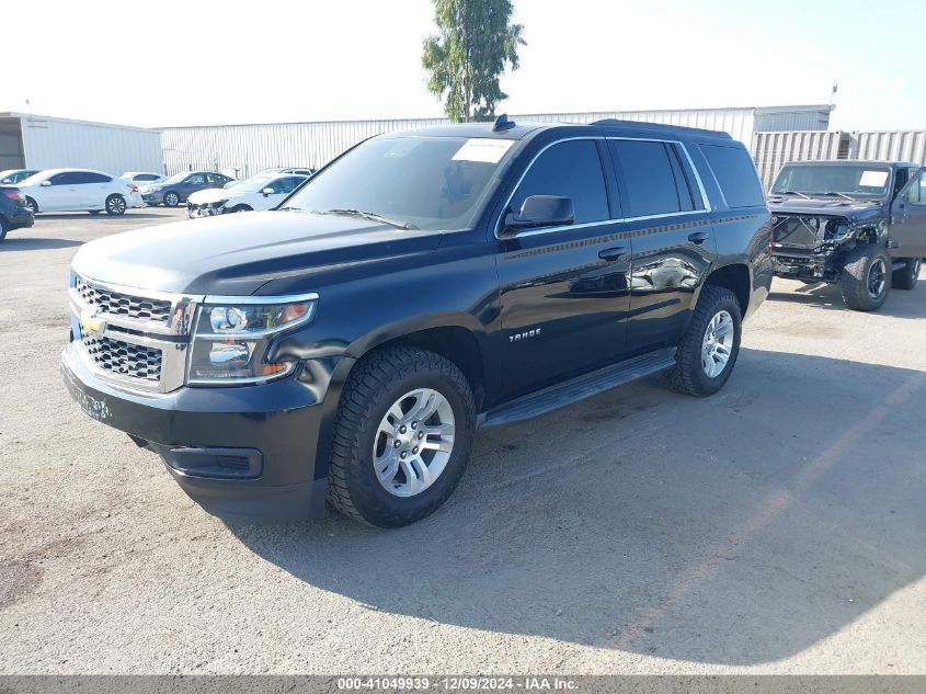 VIN 1GNSCBKC8FR520297 2015 Chevrolet Tahoe, LT no.2