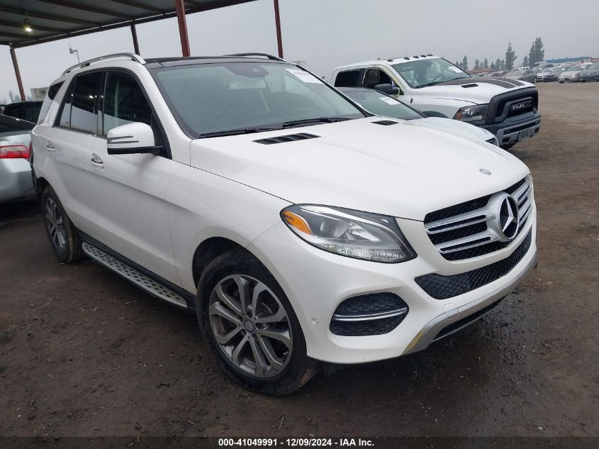 VIN 4JGDA5JB3HA888384 2017 Mercedes-Benz GLE 350 no.1