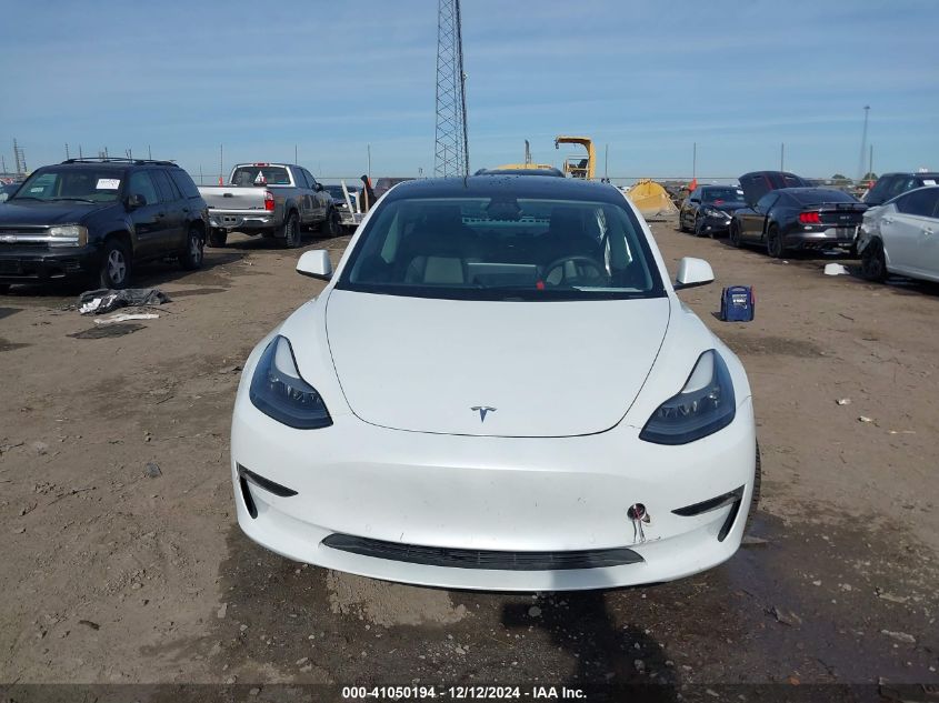 2021 Tesla Model 3 Long Range Dual Motor All-Wheel Drive VIN: 5YJ3E1EBXMF999202 Lot: 41050194