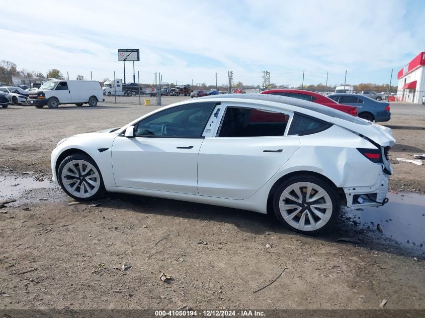 2021 Tesla Model 3 Long Range Dual Motor All-Wheel Drive VIN: 5YJ3E1EBXMF999202 Lot: 41050194