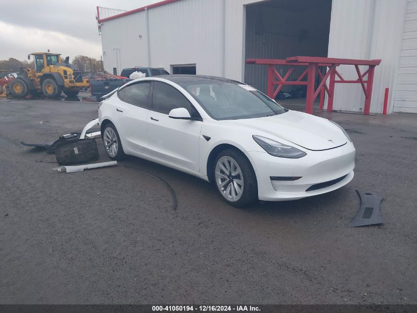 VIN 5YJ3E1EBXMF999202 2021 Tesla Model 3, Long Rang... no.1