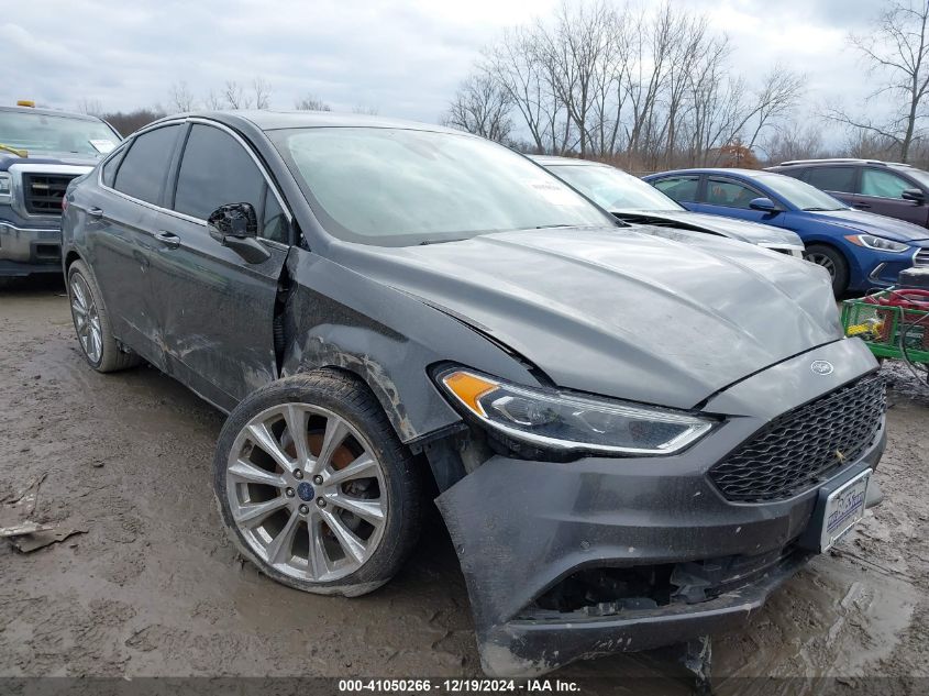 VIN 3FA6P0K99HR272002 2017 FORD FUSION no.1