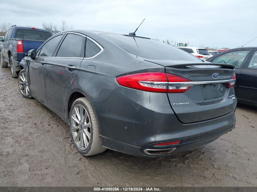 VIN 3FA6P0K99HR272002 2017 FORD FUSION no.3