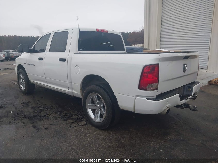 Vin: 1c6rd6ktxcs237276, lot: 41540469, ram 1500 st 20123