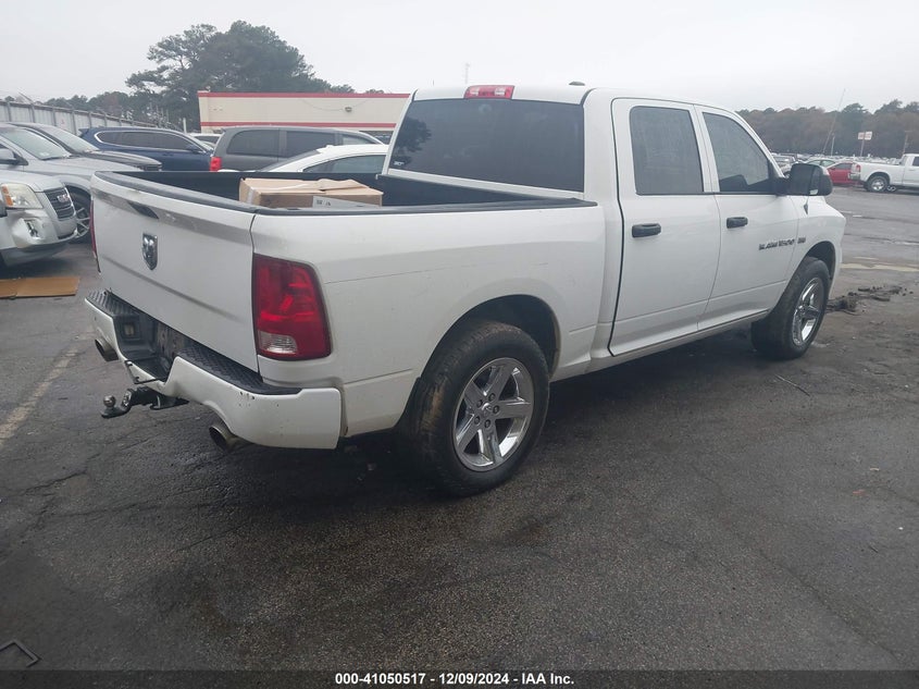 Vin: 1c6rd6ktxcs237276, lot: 41540469, ram 1500 st 20124