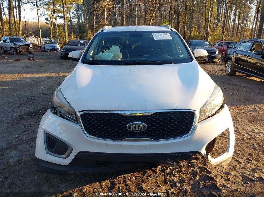 2016 Kia Sorento 2.4L Lx VIN: 5XYPG4A34GG080918 Lot: 41050790