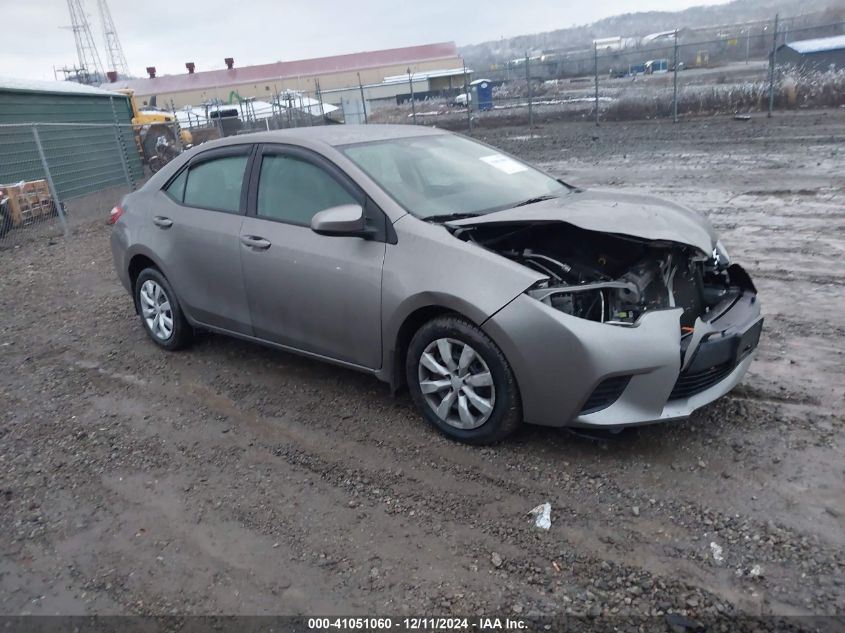 2015 TOYOTA COROLLA LE - 2T1BURHE7FC268253