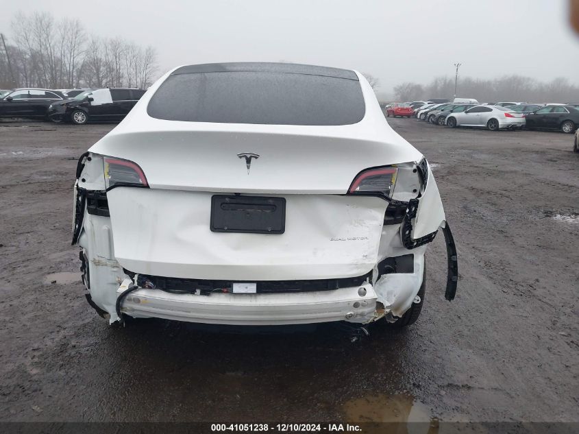 2021 Tesla Model Y Long Range Dual Motor All-Wheel Drive VIN: 5YJYGDEE8MF300242 Lot: 41051238