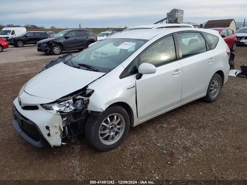 VIN JTDZN3EUXFJ037436 2015 TOYOTA PRIUS V no.2