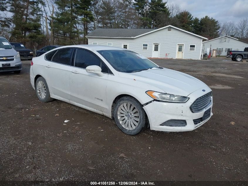 2016 FORD FUSION HYBRID VIN: 3FA6P0LUXGR349056